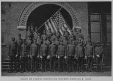 Group of cadets, Knoxville College, Knoxville, Tenn., 1902. Creator: Unknown