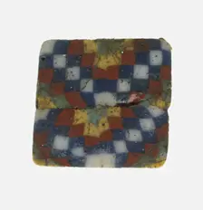 Group of Checkerboard Patterned Inlays, Italy, Ptolemaic Period, (1st century BCE). Creator: Unknown
