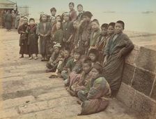 Group of Children, 1870s-1890s. Creator: Kusakabe Kimbei