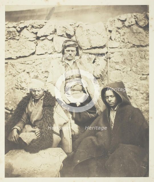 Group of Croat Chiefs, 1855. Creator: Roger Fenton.
