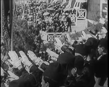 Group of Boy Cadets Making the Fascist Salute, 1926. Creator: British Pathe Ltd