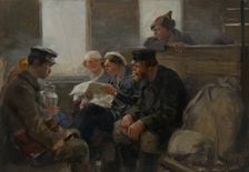 Group of Bolsheviks on a train, 1918-1923