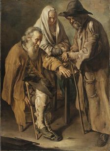 Group of Beggars, 1737. Creator: Giacomo Ceruti