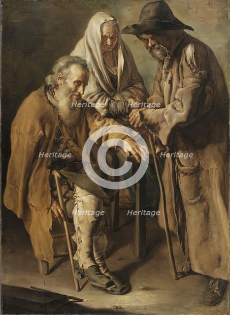 Group of Beggars, 1737. Creator: Giacomo Ceruti.