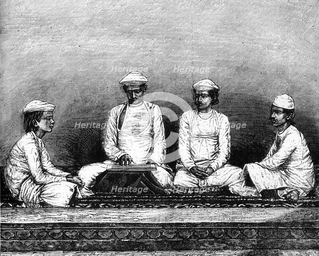 'Group of Brahmins', c1891. Creator: James Grant.