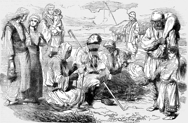 'Group of Bulgarians; Daunbian Principalities 1854', 1854. Creator: Unknown.