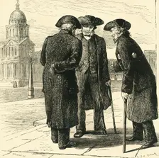Group of Greenwich Pensioners (c1878). Creator: Unknown
