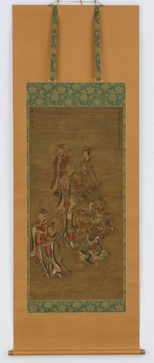 Group of deva and devi, Nanbokucho period, 14th-15th century. Creator: Unknown