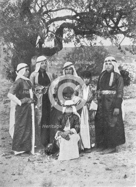 'Group of Druse Ladies', c1913. Artist: Charles JS Makin.