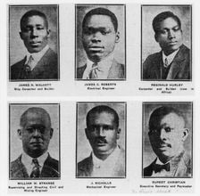 Group of experts sent by the UNIA to Liberia, 1924-06 (Inferred). Creator: Unknown