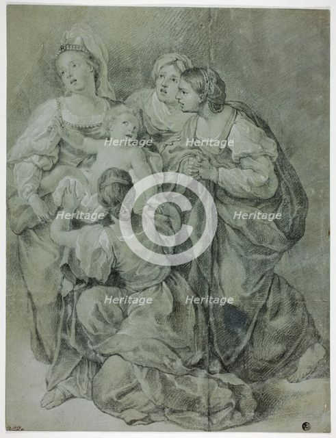 Group of Four Women and Child, n.d. Creator: Unknown.