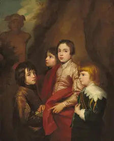 Group of Four Boys, probably mid 17th century. Creator: Anthony van Dyck