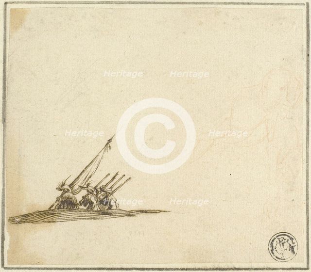 Group of Foot Soldiers, n.d. Creator: Stefano della Bella.