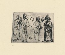 Group of Figures c1480 (1945). Artist: Leonardo da Vinci