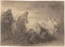 Group of Figures, early 19th century. Creator: Robert Walter Weir