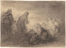 Group of Figures, early 19th century. Creator: Robert Walter Weir