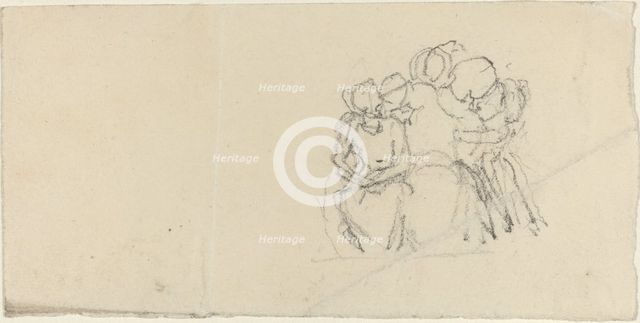 Group of Figures Surrounding Seated Figure. Creator: John Flaxman.