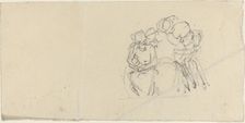 Group of Figures Surrounding Seated Figure. Creator: John Flaxman