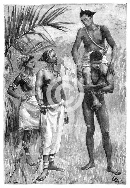 'Group of Ka-Lundas', 19th century. Artist: Unknown
