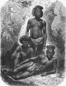 Group of Kanaks; Some Account of New Caledonia 1875. Creator: Unknown
