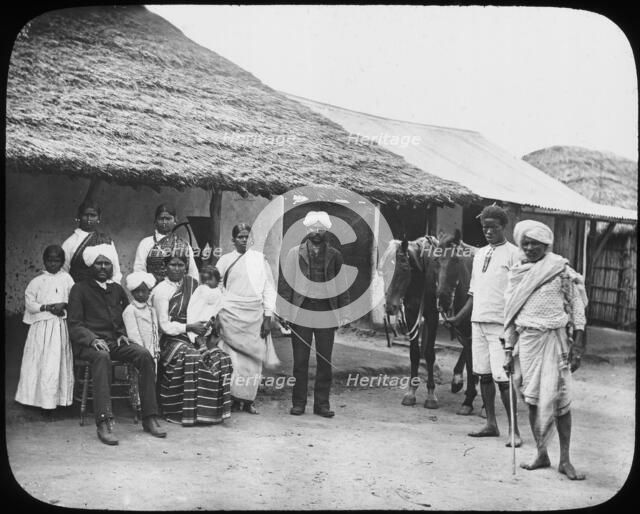 Group of Indian coolies, South Africa, c1890. Artist: Unknown