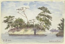 Group of islands off Matsushima, 1900. Creator: Fritz Hauck