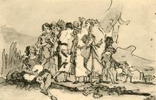 Group of Old and Young Men mid-late 18th century, (1928). Artist: Giovanni Domenico Tiepolo