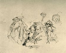 Group of Orientals mid 18th century, (1928). Artist: Giovanni Battista Tiepolo