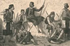 Group of Montenegrins c1879. Creator: Unknown