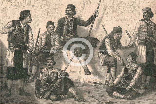 'Group of Montenegrins', c1879. Creator: Unknown.
