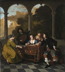 Group of Musicians, 1650. Creator: Jacob van Loo