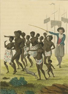 Group of Negros, as imported to be sold for Slaves, 1793. Creator: Blake, William (1757-1827)
