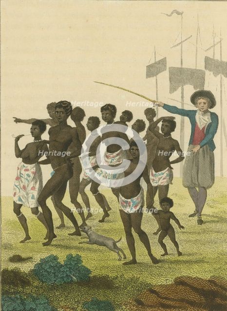 Group of Negros, as imported to be sold for Slaves, 1793. Creator: Blake, William (1757-1827).