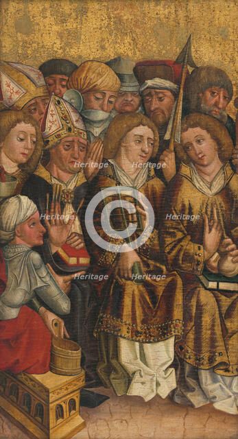 Group of Nine Confessor Saints, second half of the 15th century. Creator: Unknown.