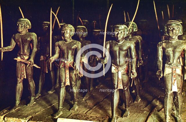 Group of Nubian Soldiers, Egypt Artist: Unknown