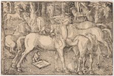 Group of Seven Horses, 1534. Creator: Baldung (Baldung Grien), Hans (1484-1545)