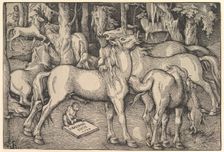 Group of Seven Horses, 1534. Creator: Hans Baldung