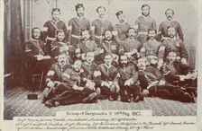Group of Sergeants 2-14th Regiments, 1867, 1867. Creator: William Francis Gordon