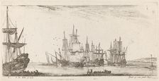 Group of Ships, 1644. Creator: Stefano della Bella