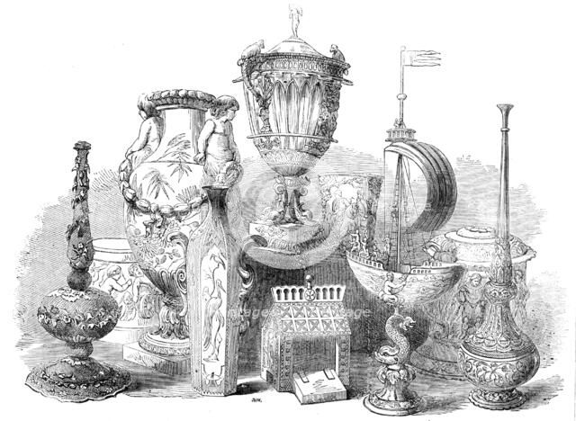 Group of Silver and Porcelain Rarities from the Sibthorp Collection, 1856.  Creator: J. & A.W..