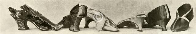 'Group of slippers' 1735, 1770 and 1780, (1937). Creator: Unknown.