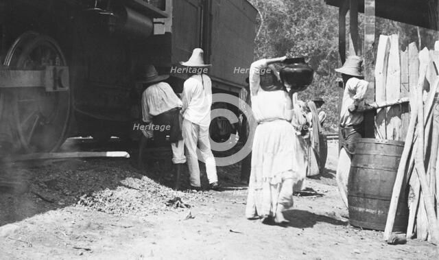 Group of peons near Rascon, between 1880 and 1897. Creator: William H. Jackson.