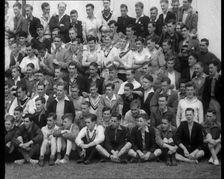 Group of People Singing, 1933. Creator: British Pathe Ltd