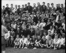 Group of People Singing, 1933. Creator: British Pathe Ltd