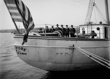 Group of pilots of steam pilot boat New York, between 1900 and 1905. Creator: Unknown