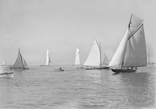 Group of rater yachts, date unknown. Creator: Kirk & Sons of Cowes