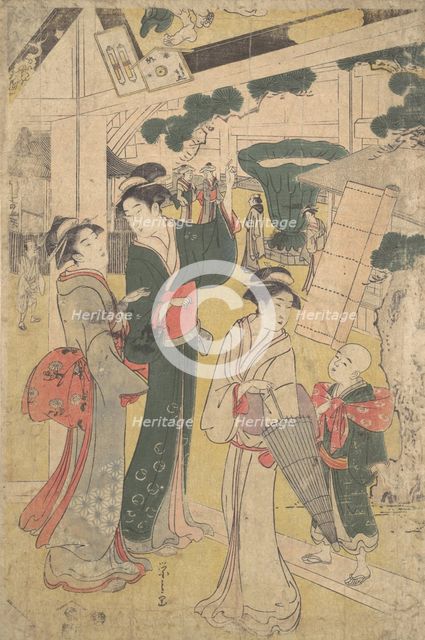 Group of women. Creator: Hosoda Eishi.