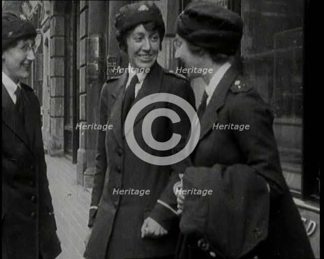 Group of Women Dentists Talking to Each Other, 1920. Creator: British Pathe Ltd.
