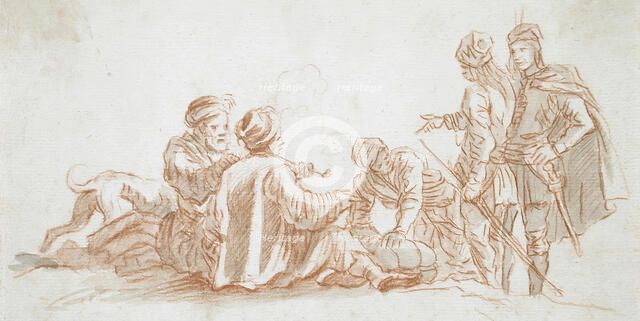 Group of Turkish Men, between 1680 and 1820. Creator: Nicolas Perignon.