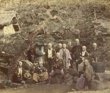 Group of Tycoon's Officers, 1866-1867. Creator: Felice Beato
